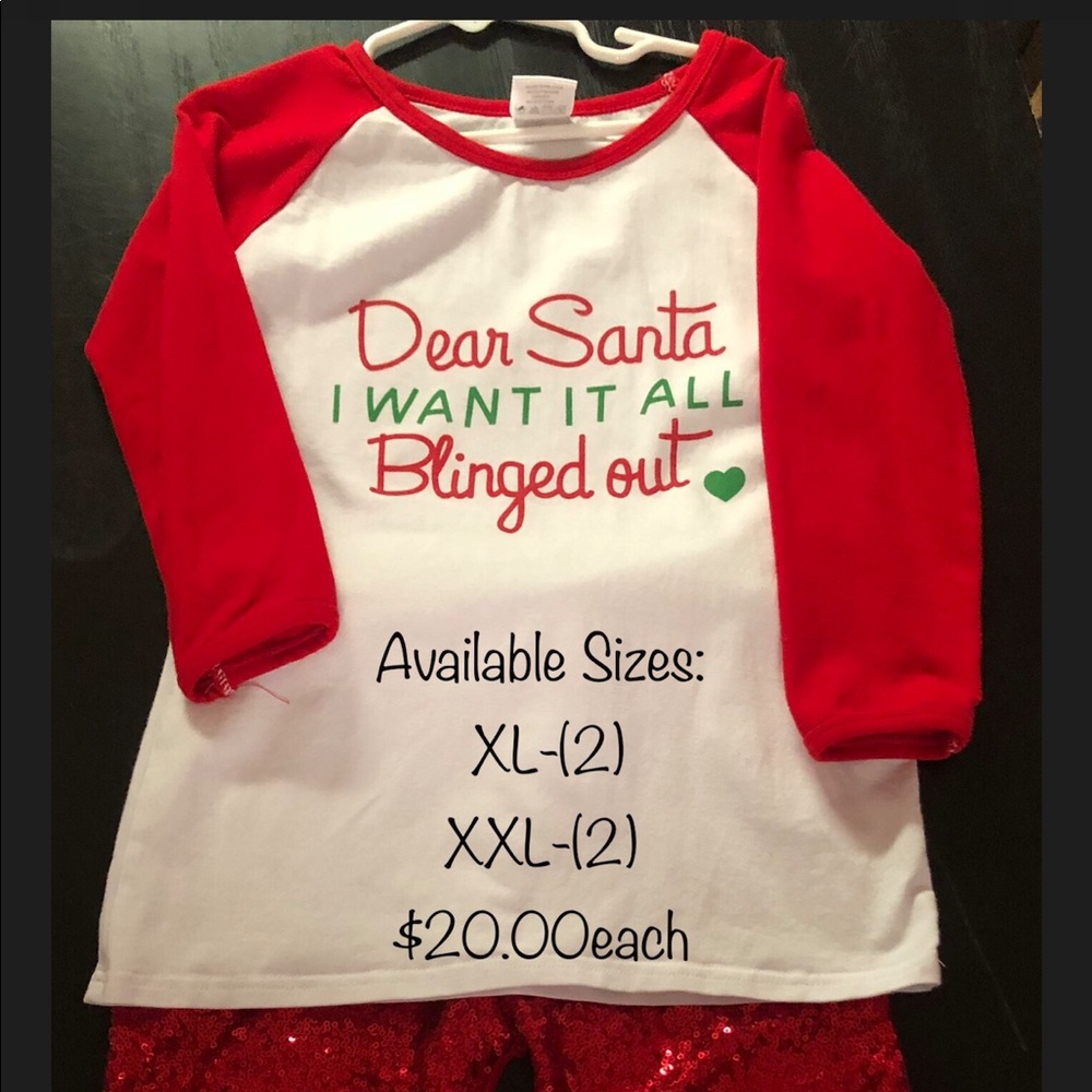 “Santa, I want it All-Blinged Out” Outfit!!